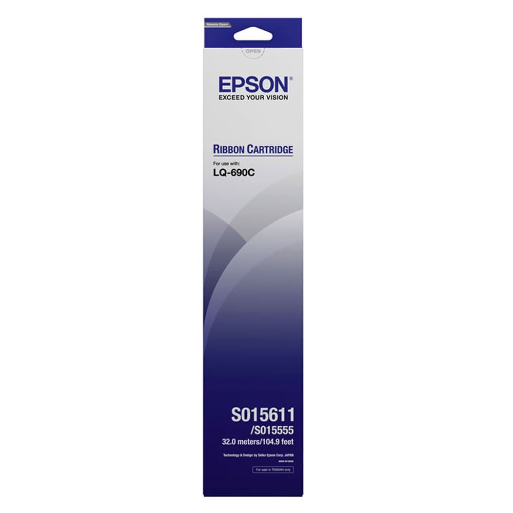 EPSON LQ690C原廠色帶組 黑(一組12入)