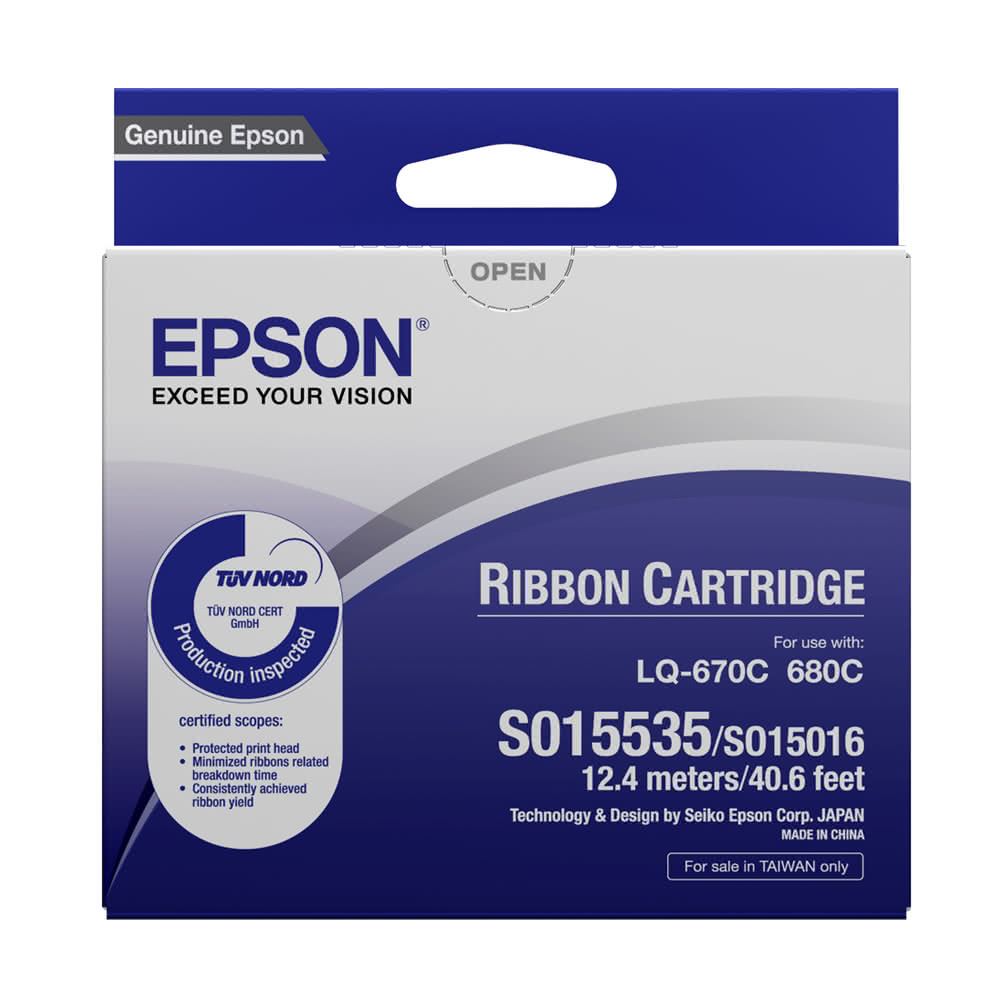 EPSON LQ680原廠色帶組 黑(一組6入)