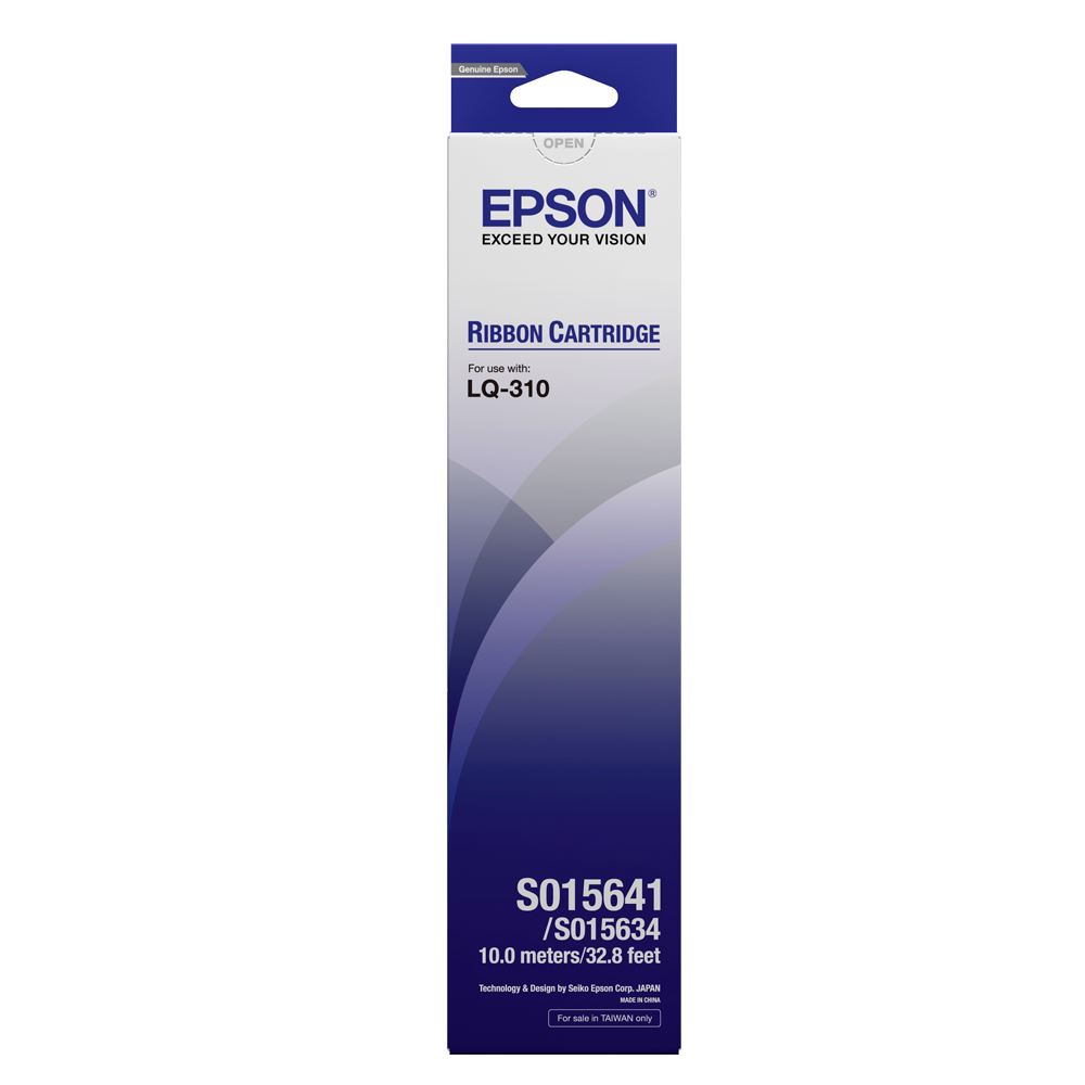 EPSON LQ310原廠色帶組 黑(一組6入)