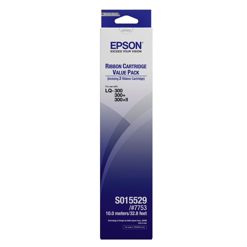 EPSON LQ300原廠色帶組 黑(一組6入)